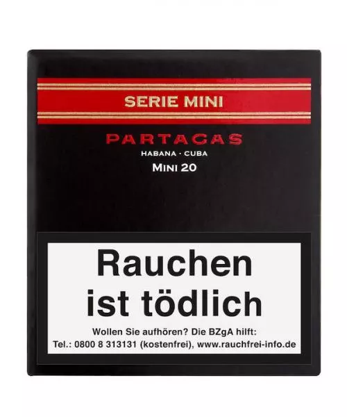 Partagas Serie Mini Zigarillos Packung