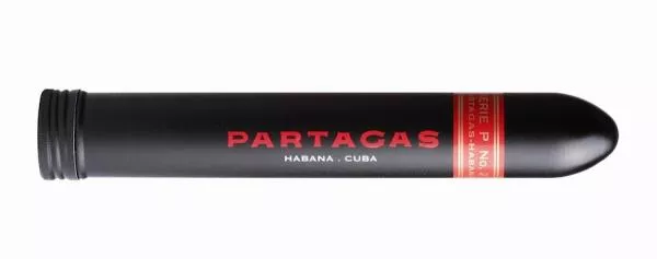 Partagás Serie P No. 2 A/T Zigarre einzeln in schwarz roter Tube