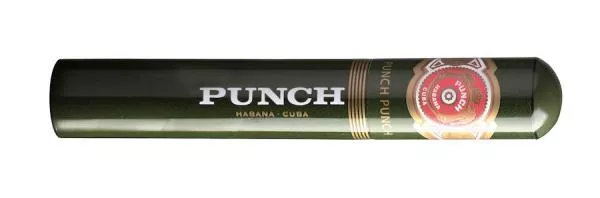 Punch A/T Zigarre einzeln in grüner Tube mit Logo
