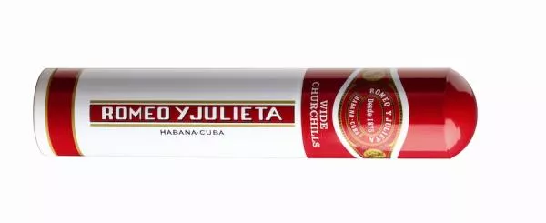 Romeo Y Julieta Wide Churchills A/T Zigarre einzeln in rot weißer Tube