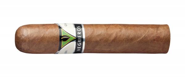 Vegueros Entretiempos Zigarre einzeln mit weiß, schwarz grünem band und Logo
