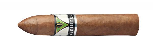 Vegueros Mananitas Zigarre einzeln mit weiß, schwarz grünem band und Logo