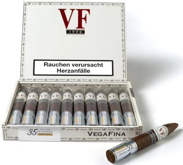 VF 1998 35 Aniversario Zigarrenkiste offen VF 1998 35 Aniversario Zigarrenkiste offen