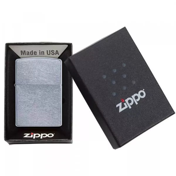 Zippo Feuerzeug Base Street Chrome Verpackung